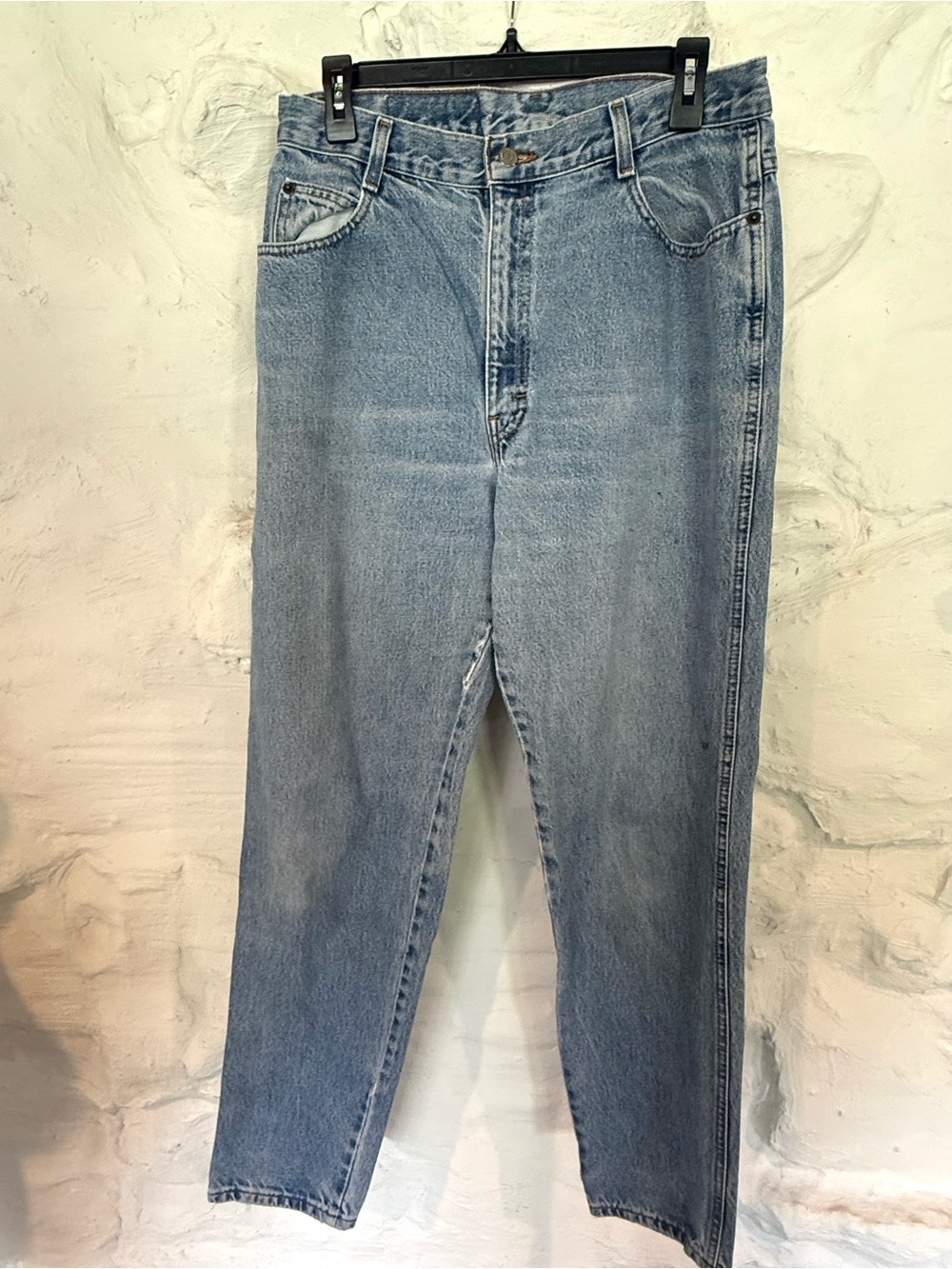 Vintage 90s Gitano Women’s Light Blue Straight Jeans Size 14 Tall Y2K
